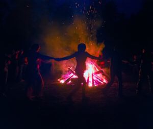 Dancing the Circle Round at Beltane Fires