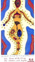 From Rachel Pollacks website the Shining Tribe Tarot World card