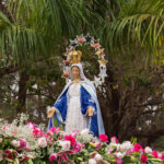 Santa Maria in garden