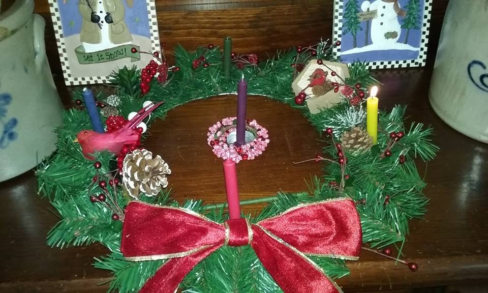 Personal photograph courtesy of Kris, Solstice wreath participant in 2016.