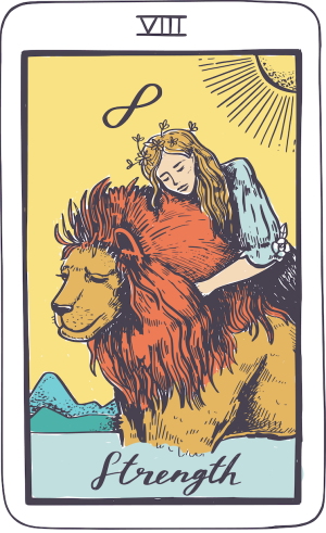 Generic version of the Tarot Strength card