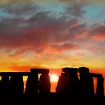 Stonehenge in Britain at Solstice Sunrise