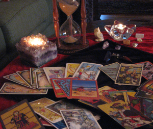 my Tarot reading room