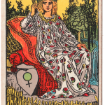 Waite-Smith Tarot image of the Empress triumph card of the Major Arcana