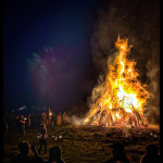 Fire festival in Ireland