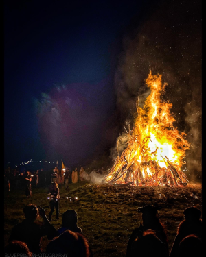 Fire festival in Ireland