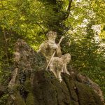 The God Pan at Schwetzingen Palace Garden Germany