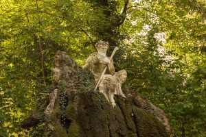 The God Pan at Schwetzingen Palace Garden Germany