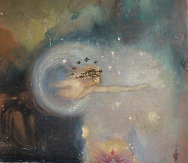 detail from Theosophical Society mural by W.B. Yeats and George William Russell (AE).