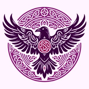 Celtic Crow sentinel guardian