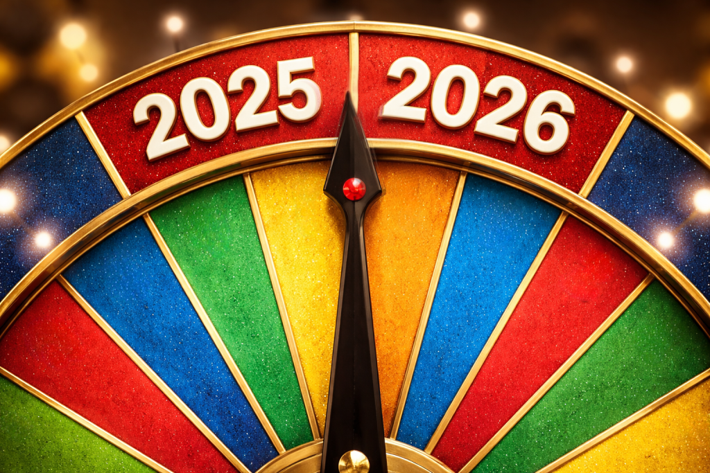 wheel of fortune from 2025 to 2026
