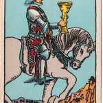 Knight of Cups from the Waite-Smith tarot