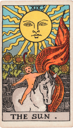Waite-Smith Tarot Sun card