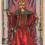 Waite-Smith Tarot Justice card